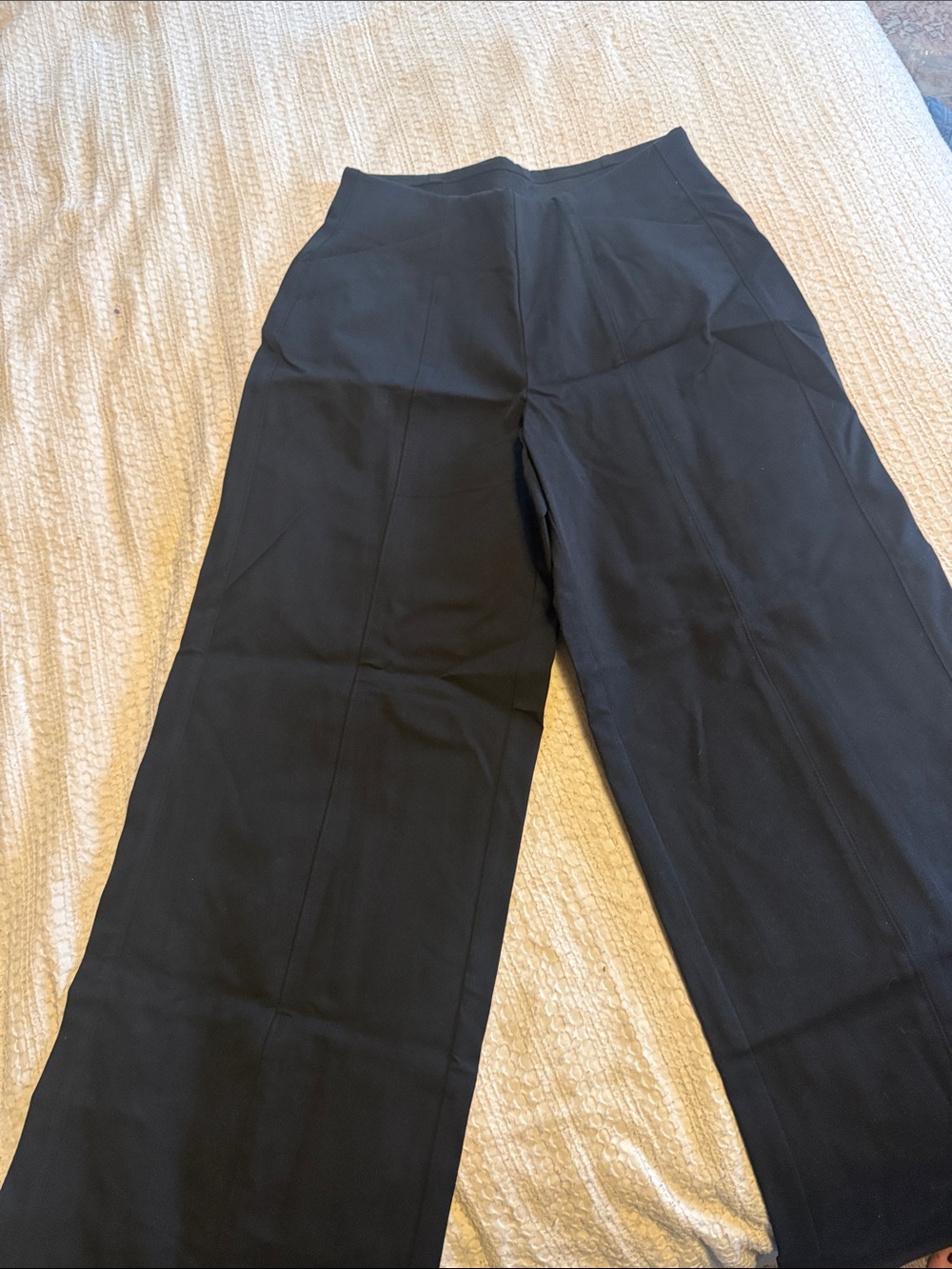 Old Navy Black Wide-Leg High-Rise Pants